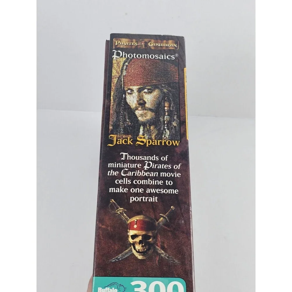 Pirates Of The Caribbean Jack Sparrow Buffalo Games 300 Puzzle (1 Piece Missing)